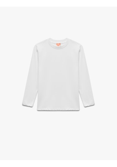 Koton Uzun Kollu Bisiklet Yaka Pamuklu 5'li Tişört Seti Gri 6wmb10179tk Gri