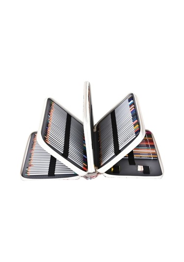 Willowhaven 200 Delik Pembe Timsah Desen Pu Kalem Çantası, Büyük Kapasiteli Sanat Boyama Kalem Saklama Torbası Pembe