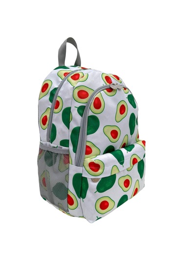 Superbag Kız Erkek Çocuk Ilkokul Çantası Avakado Desenli Sırt Çantası Beslenmelik Ve Kalemlik 3'lü