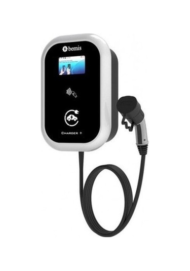 Bemis 22kw Trifaze Araç Şarj Cihazı 5 Mt Kablolu Ekranlı Kablo Ucu Prizli Model 2 Charger Plus Bev-1532-2354