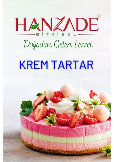 Hanzade Bitkisel Krem Tartar Potasyum Bitartarat 100 G