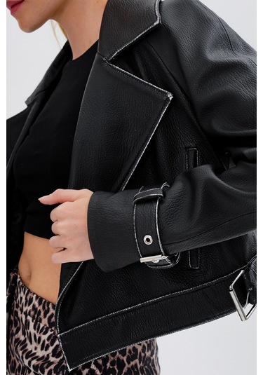 Valmenti Kadın Hakiki Deri Siyah Deri Mont 616 Z-4011 Bn Derımont Sk24/25 Sıyah Siyah