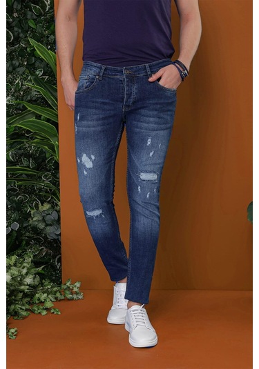 Denim Pnt 112 Koyu Mavi Jean Pantolon Mavi