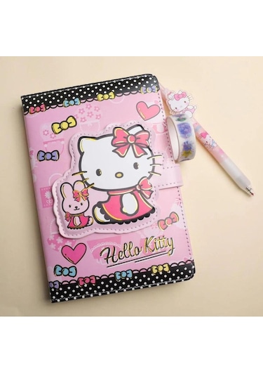 Sanrio Hello Kitty Defter- Kalem Bant Set-1