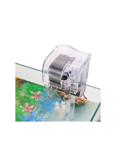 Kangvka Dh06-1 Akvaryum Filtresi, Duvar Tipi Şelale Filtre, Yağ Filmi Temizleme, 2 Aşamalı Filtre, 205l/saat, Avrupa Standartı