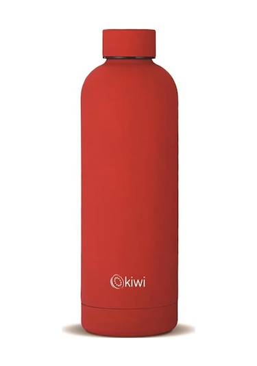 Kiwi Çift Katmanlı Paslanmaz Çelik Termos Kırmızı 500 Ml Kt-8689