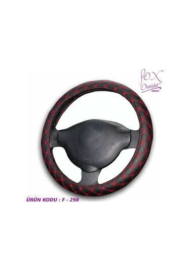 Geçmeli Direksiyon Kılıfı Özel Renkli Baklava Nakışlı Lux Model
