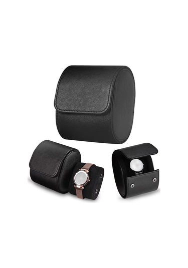 Homyl Vintage Stil İzle Rulo Seyahat Çantası Ekran Siyah Siyah