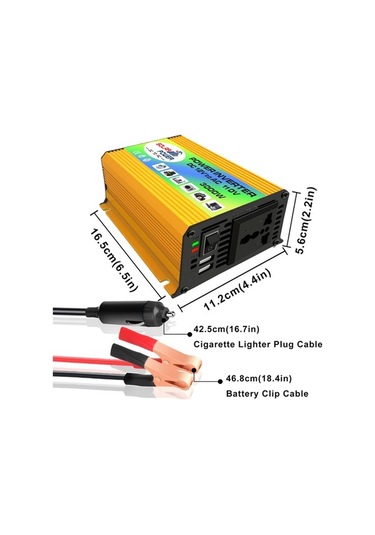 Dancemonkey İnvertör Peaks Power 3000w Modifiye Sinüs Dalgası İnvertörü Yüksek Frekanslı Güç