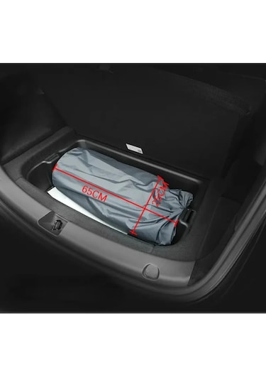 Tesla Model Y İçin Araç İçi Şişme Yatak Ve Yastık Seti + Pompalı