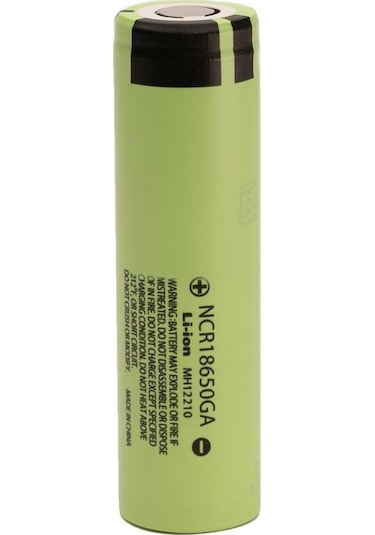 Panasonic Sanyo NCR18650GA 3500 mAh 3.6 V Li-Ion Şarj Edilebilir Pil