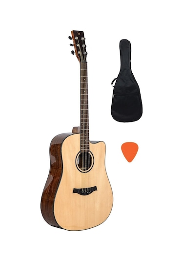 Valler Va530C Cutaway Akustik Gitar Parlak Cilalı