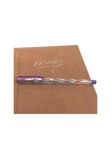 Ekoset Gümüş Deri Kalemi 2 Adet ve 100 Adet Kalem içi
