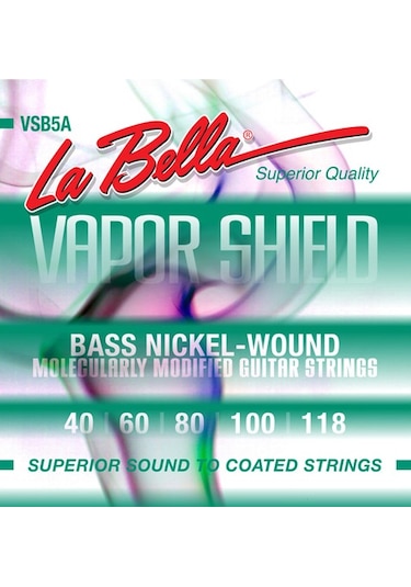 La Bella Vsb5A Vapor Shield Bass Strings Takım Tel 5 Telli Bas G