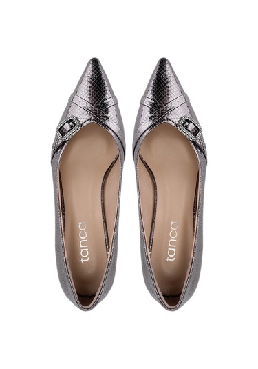 Tamer Tanca Kadın Suni Deri Vizon Topuklu Ayakkabı 1160 26554 Bn Ayk Sk25-26 Vızon Vizon