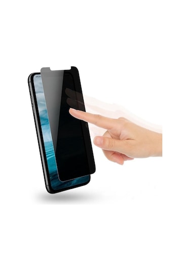 Samsung Galaxy A31 Hayalet Privacy Gizli Cam Ekran Koruyucu Siyah