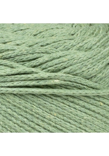 Kürkçü Han Makrome Fıstık Yeşili 3mm 200gr 130m Premium Örgü İpi