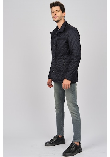 Daynax Erkek Içi Kürklü Kapitone Kaban 4926000 Lacivert-Lacivert