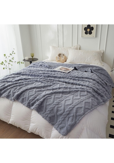 Yeşil Mercan Polar Basit Battaniye İskandinav Tarzı Çiçek Gazlı Bez Klima Yorgan Yumuşak Nefes Wrap Battaniye Yatak Örtüsü Ekose 100 150cm