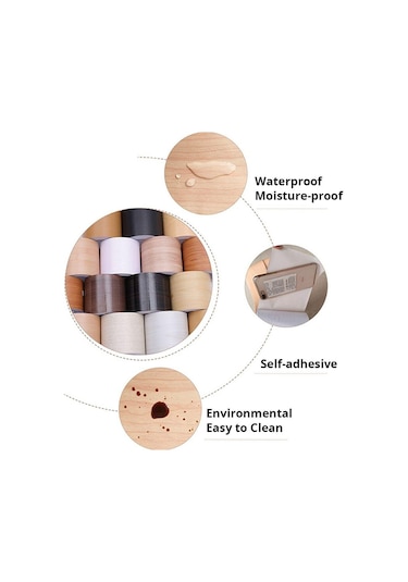 10m/rulo Pencere Eşiği Bel Hattı Duvar Kağıdı Kapı Çerçevesi Kılavuz Çizgisi Ev Dekorasyonu Süpürgelik Çizgisi Kahve