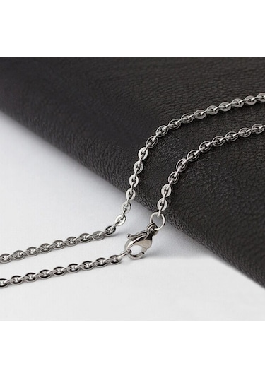 Chavin Gri Uzun 75 Cm. Erkek Çelik Zincir Dr38