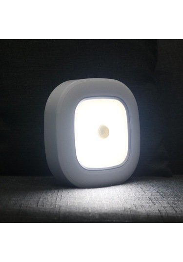 Sones 1145 İnsan Vücudu İndüksiyon Tavan Lambası Kablosuz Kurulum Pil Tavan Lambası Beyaz Kabuk Sıcak Işık Diğer