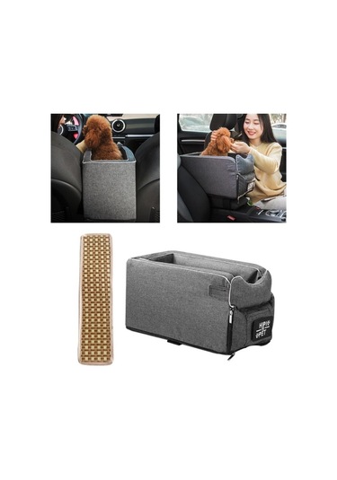 Fochsia F Fityle Pet Araba Booster Koltuk Köpekleri Taşıyıcı Araba Koltuk Sepeti İle Yaz Mat Mat Be