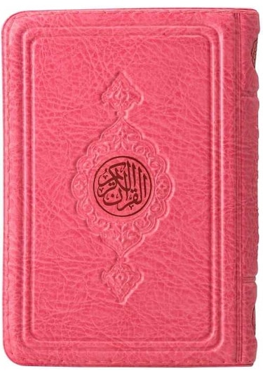 Cep Boy Kur'an-ı Kerim (Pembe, Kılıflı, Mühürlü)
