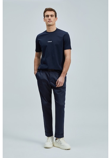 Lufian Erkek T Shirt 111020235 Lacivert Lacivert