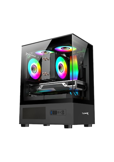 Rotampc-RT0220 i5-12400F 16 GB 512 GB Nvme 8 GB RX580 VGA Dos Masaüstü Oyuncu Bilgisayarı