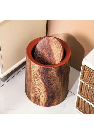 Pazly Yatak Taklit Suntek Retro Kutusu Konteyneri Kahverengi Çöp Ahşap 11l My Kahverengi