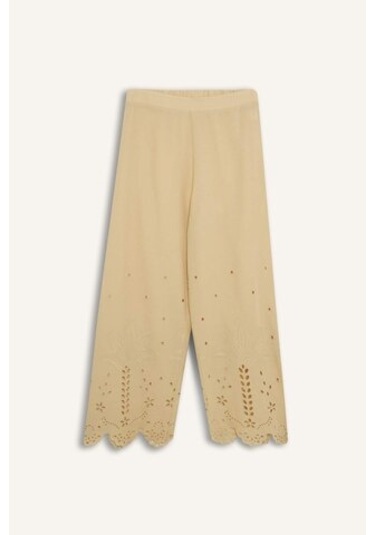 DeFacto Regular Fit Brode Plaj Pantolonu-Fall in Love E0602AX25SMBG387 Bej