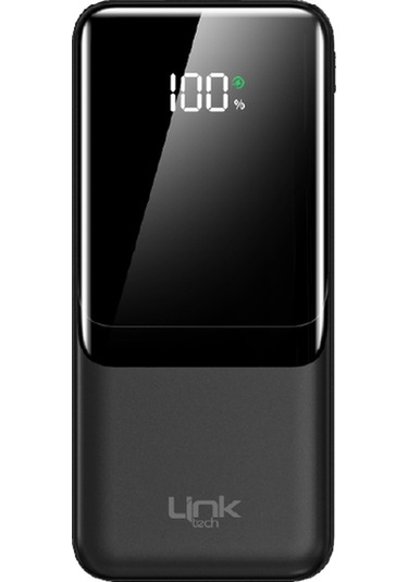 Linktech Ef94 9000 Mah 22.5w Hızlı Ekranlı Powerbank Siyah
