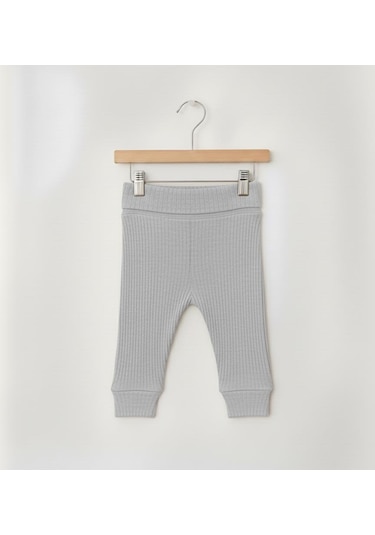 MiaBaby Basic Theme Raporlu Patiksiz Alt Gri