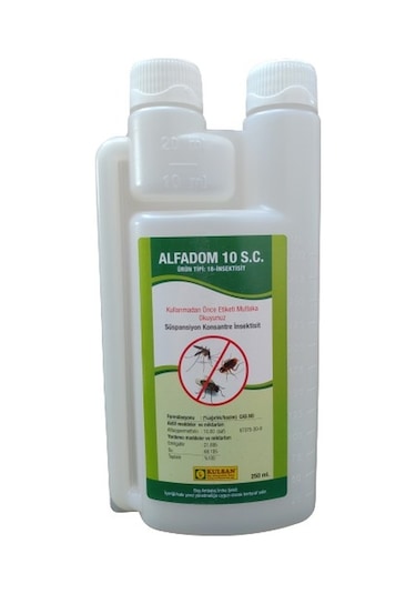 Alfadom 10 SC Konsantre Genel Haşere 250 ML
