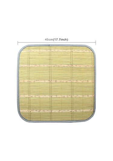 Araba Oto Soğutma Bambu Koltuk Minderi Ped Mat Aile Ofisi Araba İçin Rastgele Renk Teslimatı