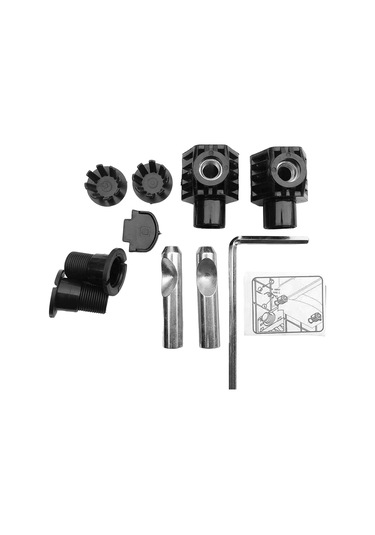 Homyl Duvara Monte Tuvalet Sabitleme Kitleri Pratik Banyo Siyah