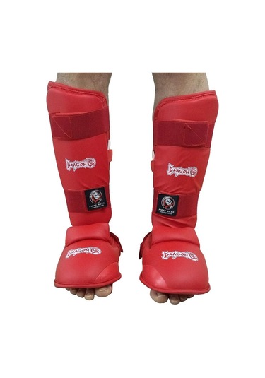 Dragondo 40700-p Karate Kaval Ayak Koruyucu Kırmızı