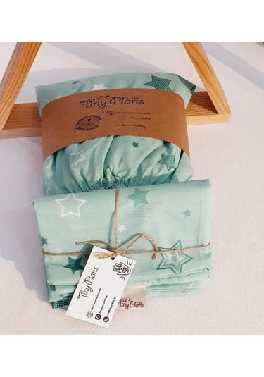 Tiny Plans Lastikli Bebek Çarşafı-yastık Kılıfı Takım 70x110 Cm