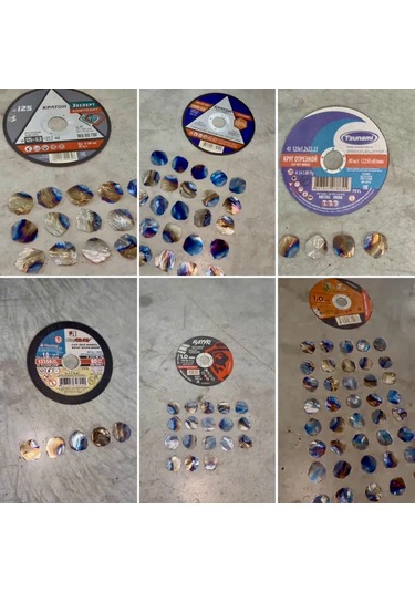 M-lıon Metal İçin Taşlama Makinesi İçin Kesme Diski 125x1.2 10 Adet M-lıon 411919756