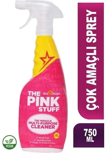 The Pink Stuff Mucizevi Çok Amaçlı Temizleme Spreyi 750 ML