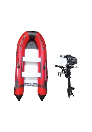 Tomking Tk144fc Motor Ve Tk-rıb-300 Alüminyum Tabanlı Şişme Bot Seti