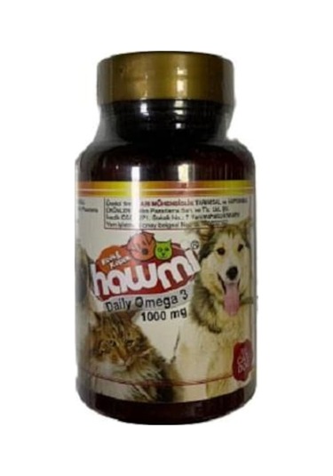 Hawmi Daily Kediler için Omega 3 1000 MG