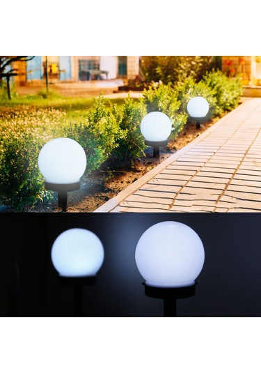 Xindoker Güneş Enerjili Led Bahçe Işığı, Otomatik Aç-kapa, Soğuk Beyaz, Çimen Ve Bahçe Kullanıma Uygun, Ip44 Koruma Seviyesi