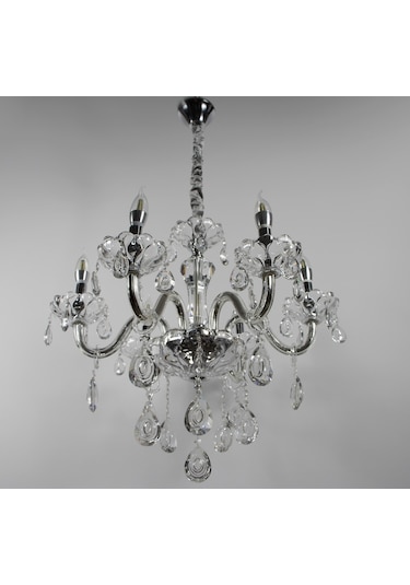 Avize Cam Kol 6 Lı,Avize Salon,Oturma Odası,Yatak Odası,Mutfak