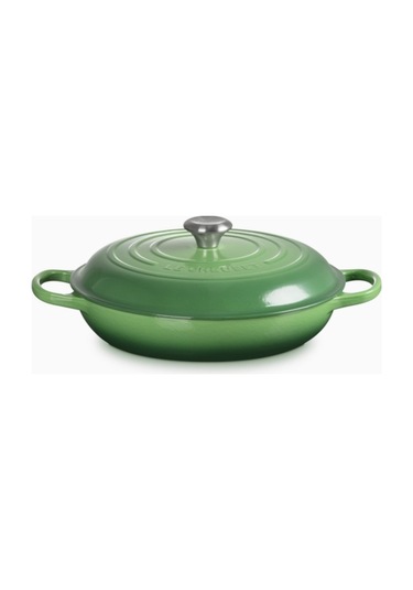 Le Creuset Gourmet Profesyonel Lüks Döküm Tencere Yeşil 30 Cm