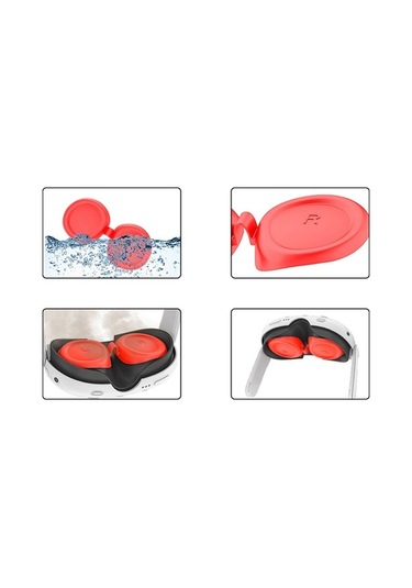 Pazly Meta Quest 3 Vr Lens Koruması Silikon Kapağı - Koyu Mavi Koyu Mavi