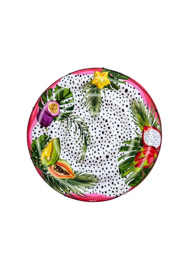 Bestway 43720 Fruit Paradise Lüks Şişirilebilir Ada, D188, İki Ki Çok Renkli