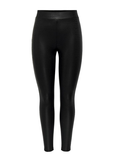 Only Onlsanıra Coated Leggıng Jrs 15276916 Siyah 001