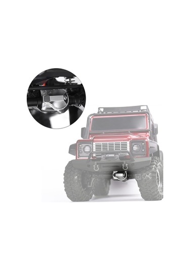 Didadodo Traxxas Trx-4 Aksesuarı - Çinko Alaşımlı Diferansiyel Kapağı Kırmızı/gümüş, Gümüş Detaylı